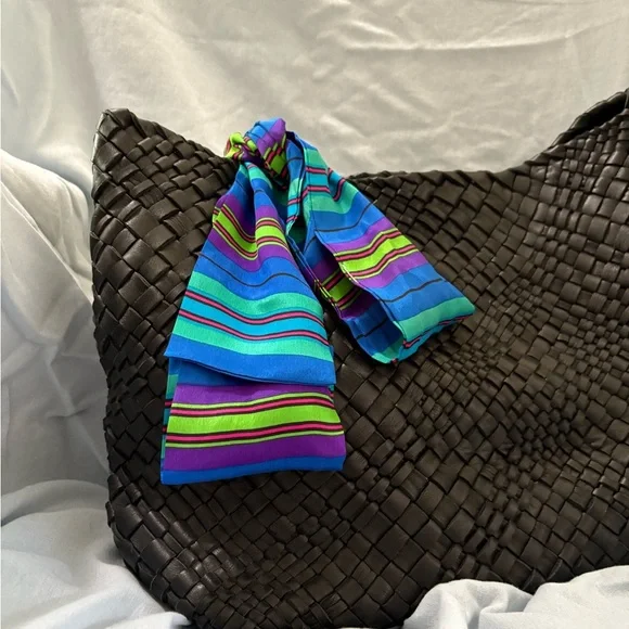 Multicolor silk Scarf - Picture 1 of 2